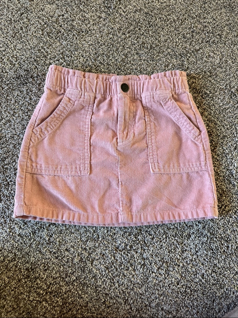 Old Navy Pink Corduroy Pocket Mini Skirt